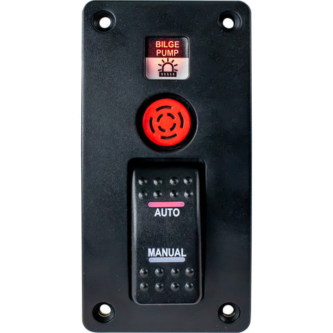 Ea Dog Bilge Pump Water Alarm Panel W/Switch