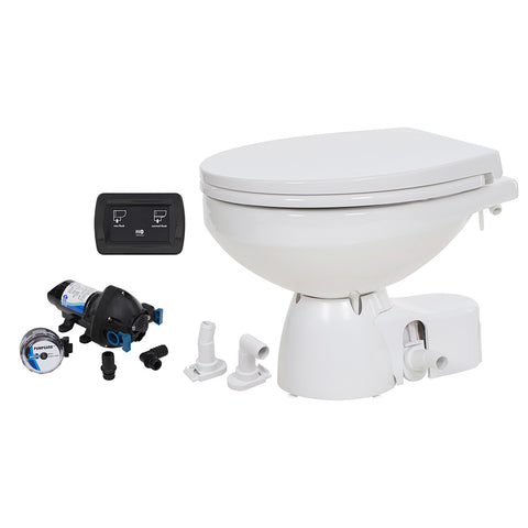 Jabsco Quiet Flush E2 Raw Water Toilet Regular Bowl 24V