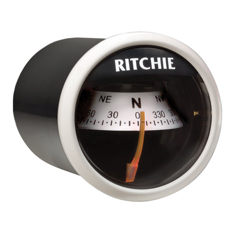 Ritchie X-23Ww Ritchiesport Compass Dash Mount White/Black
