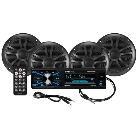 Boss Audio Mcbk634B.64 Package W/ Mr634Uab 4 Mr6B Speakers