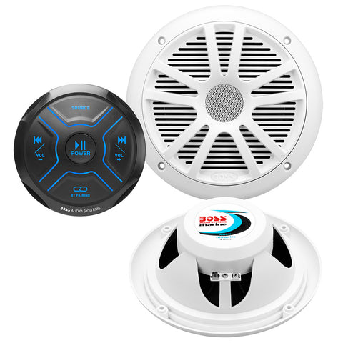 Boss Audio Mg150W.6 Package W/ Mgr150B And Pair Of Mr6W