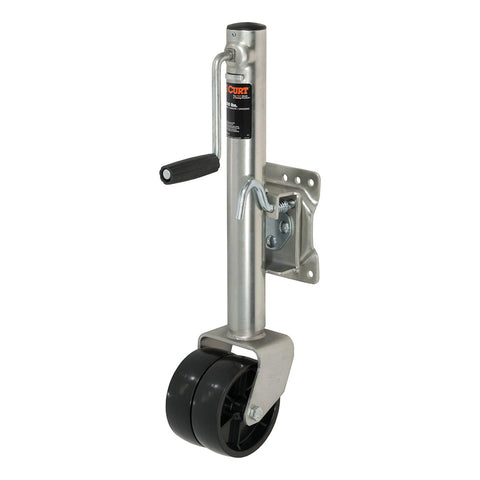 Curt Jack Bolt On Swivel Two Wheel
