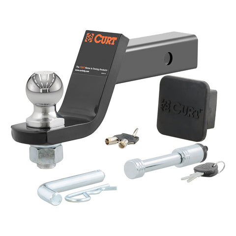 Curt Towing Starter Kit With 2 " Ball 2" Shank 7,500 Lbs 4"