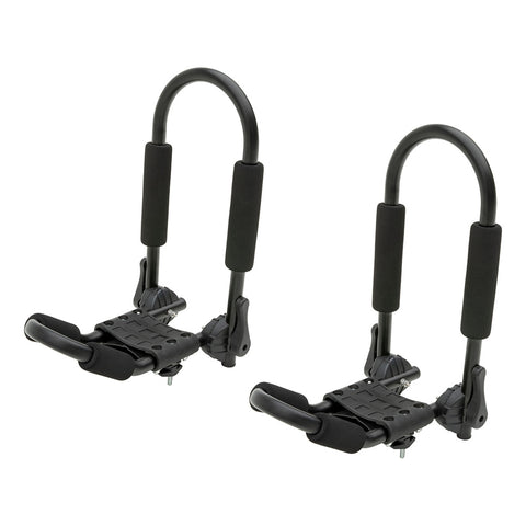 Curt Adjustable Aluminum Roof Rack Kayak Holders