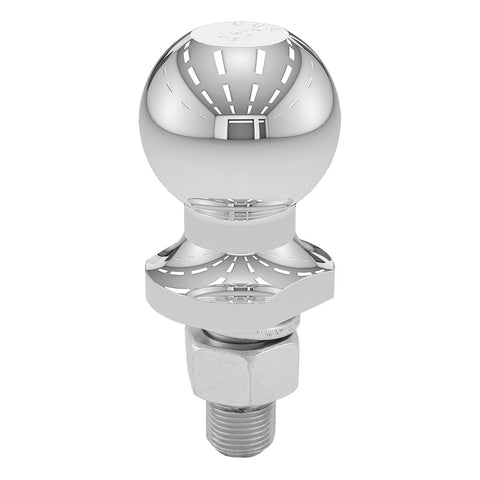 Curt 2" Trailer Ball 3/4" X 1 3/4" Shank 3,500 Lbs Chrome