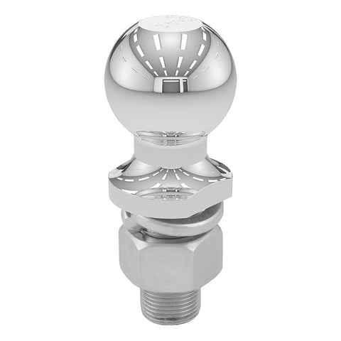 Curt 2" Trailer Ball 1" X 2 1/ 8" Shank 7,500 Lbs Chrome
