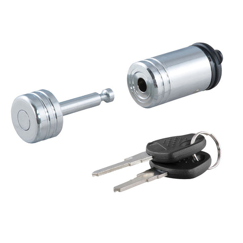 Curt Coupler Lock 1/4" Pin 7/8 " Latch Span Barbell Chrome