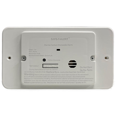 Safe T Alert Carbon Monoxide Marine White Flush Mount