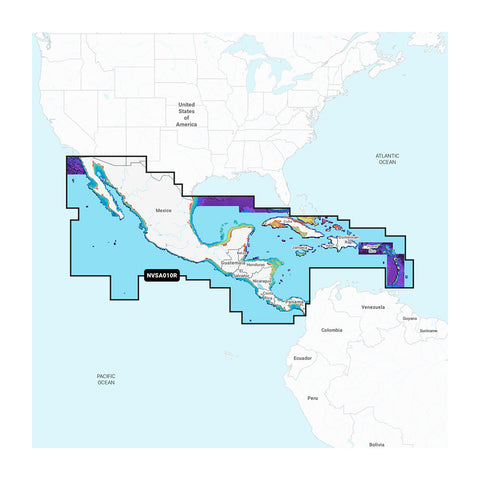 Garmin Navionics Vision+ Nvsa010R Central America
