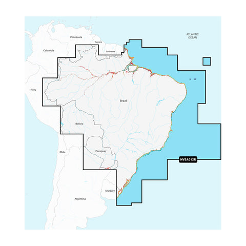Garmin Navionics Vision+ Nvsa012R Brazil