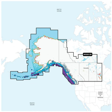 Garmin Navionics Vision+ Nvus013R Canada West & Alaska