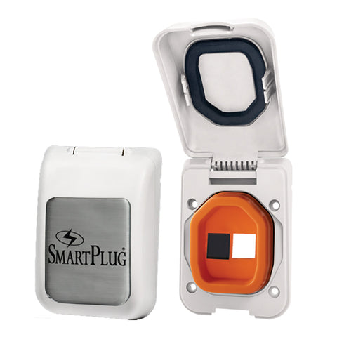 Smartplug Data Port Case/ Inlet Only White Cover W/One