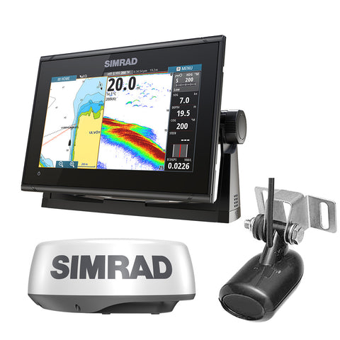 Simrad Go9 Xse Combo With T/M Ducer And Halo20 Package