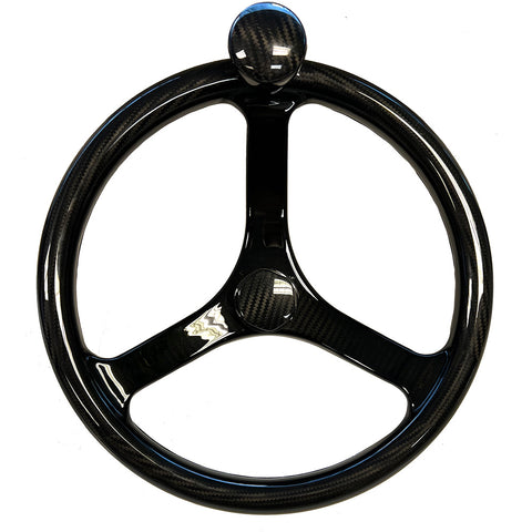 Schmitt Marine Carbon Fiber Primus Wheel W/ Knob 13.5" W/