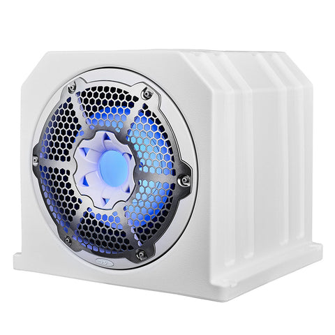 Ds18 Hydro 10" Marine Sub Box W/ Rgb Lighting - White