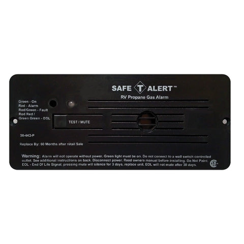 Safe T Alert 30 Series Black Rv Propane Alarm 12V