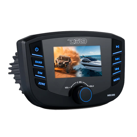 Ds18 Tft Screen Headunit - 3 Zones, Bt, 4V Output