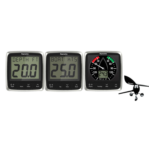 Raymarine I50/I60 Wind Speed Depth System Pack 