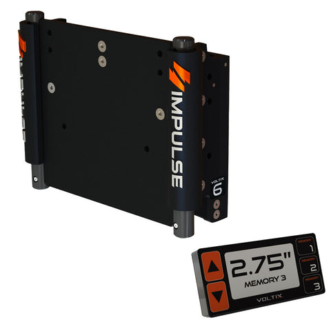 Impulse Jack Plate 6" Black Anodize W/ Smart Control