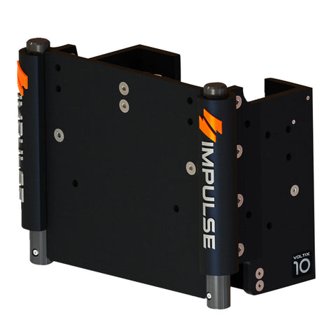 Impulse Xl Jack Plate 10" Black Anodized W/Stnd Remote