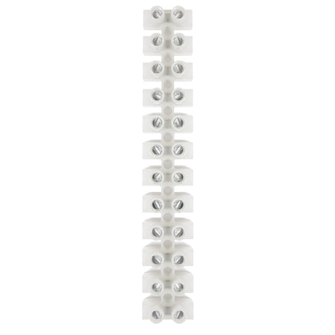 Pacer 40A Euro Style Terminal Block, 12 Gang - 5Pk