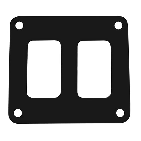 Pacer Switch Panel - 2 Switch - 1 Row - 3" X 2.75" - Black
