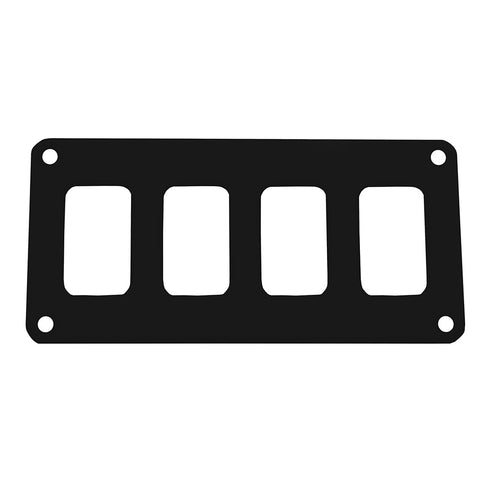 Pacer Switch Panel - 4 Switch - 1 Row - 5.5" X 2.75" -