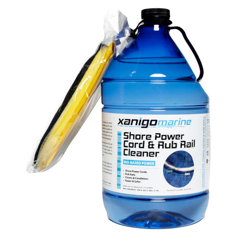Xanigo Marine Shore Power Cord & Rub Rail Cleaner 