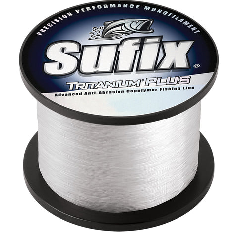 Sufix Tritanium Plus 25 Lb Clear 535 Yds