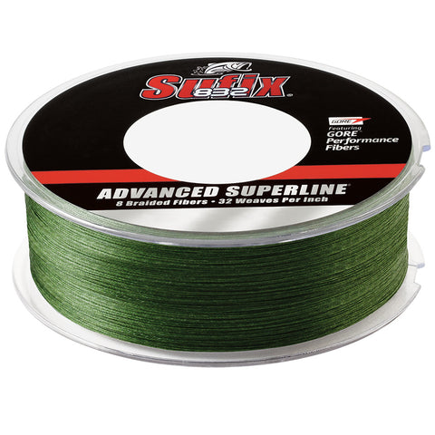 Sufix 832 Braid 80Lb Low-Vis Green 600Yds
