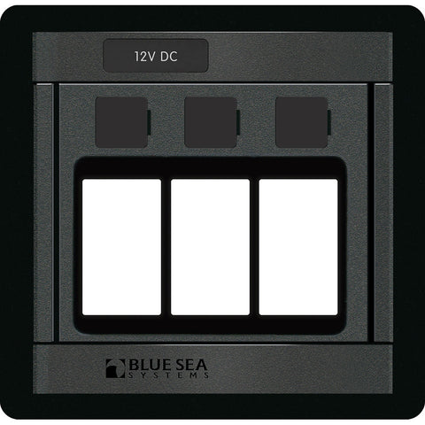 Blue Sea 1520 Remote Control Switch 360 Panel 3 Blank
