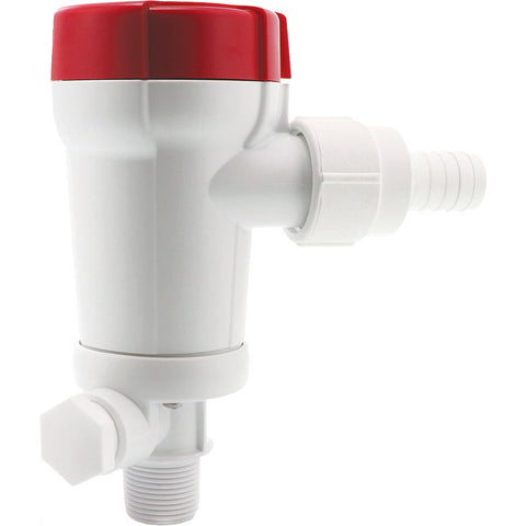 Rule 1100 Gph Livewell Pump Straight Seacock Inlet