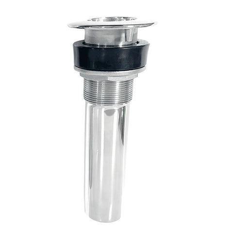Tigress 9" 0 Degree Rod Holder Screwless Stainless Steel