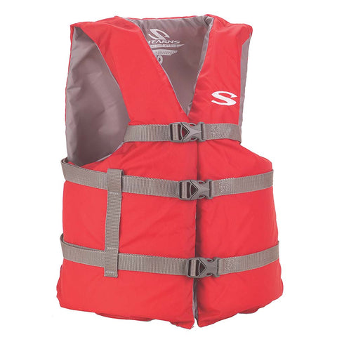 Stearns Pfd 2001 Adlt Boat Uni Red Display