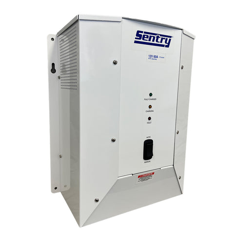 Sentry Battery Charger 115/230 V Input 12Vdc 60A 3 Bank 