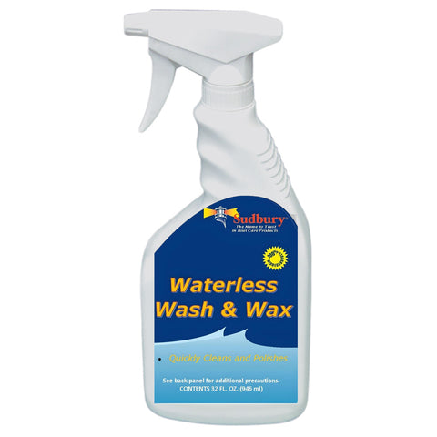 Sudbury Waterless Wash And Wax 32 Oz Spray Bottle 