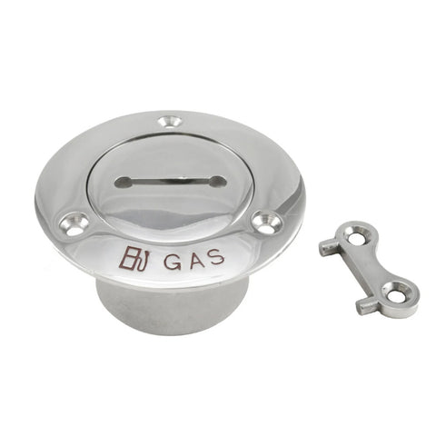 Whitecap Pipe Deck Fill 2" Gas With Key