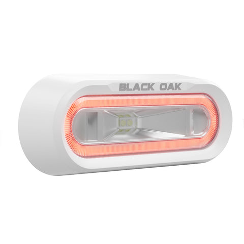 Black Oak Low Pro Bracket  White - Red Led