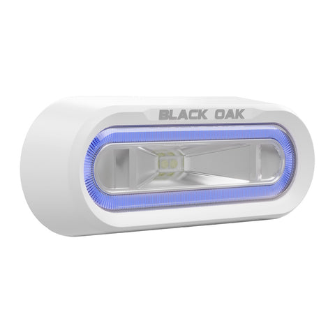 Black Oak Low Pro Bracket White - Blue Led