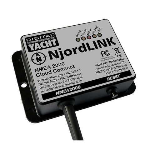 Digital Yacht Njordlink Nmea 2000 Cloud Gateway