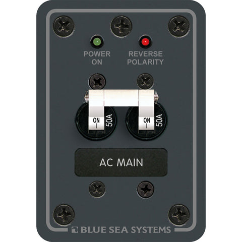 Blue Sea 8079 Breaker Panel 120Vac 50A Main