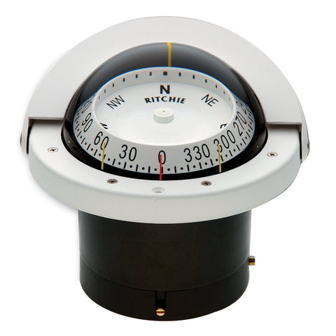 Ritchie Fnw-203 Navigator Compass Flush Mount - White