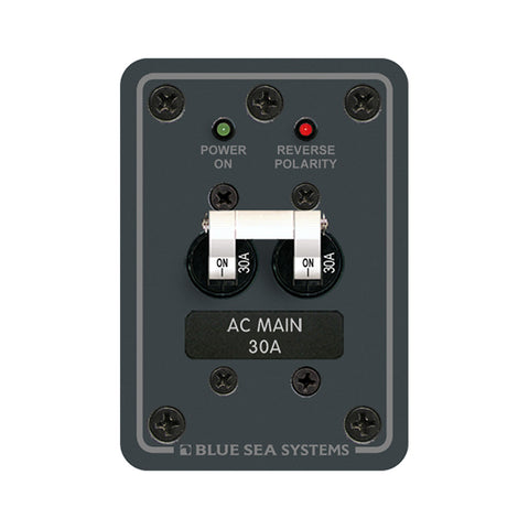 Blue Sea 8077 Breaker Panel 120Vac 30A Main 