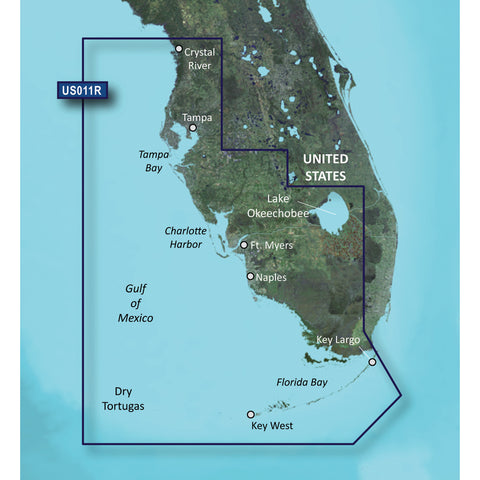 Garmin Vus011R Southwest Florida Bluechart G3 Vision