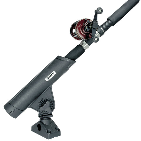 Scotty Rodmaster Ii Rod Holder Black W/ 241 Side/Deck Mount