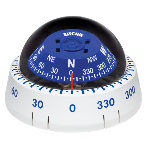 Ritchie Xp-99W Kayaker Compass Surface Mount - White