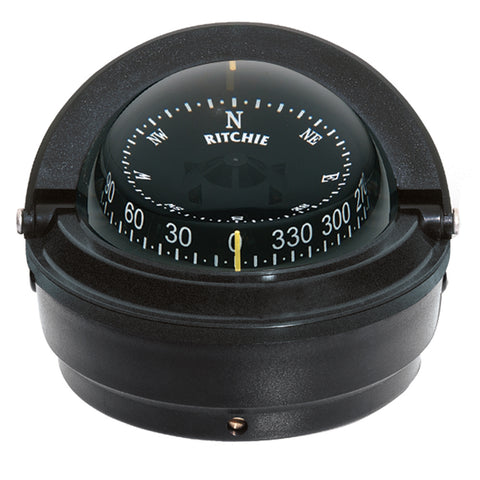 Ritchie S-87 Voyager Compass Surface Mount - Black
