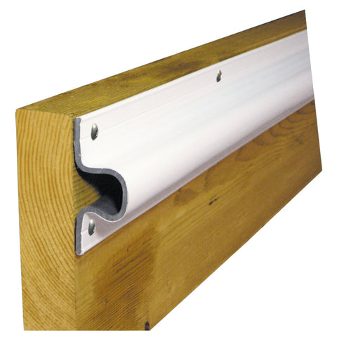 Dock Edge C Guard Economy Pvc Profiles 10Ft Roll White