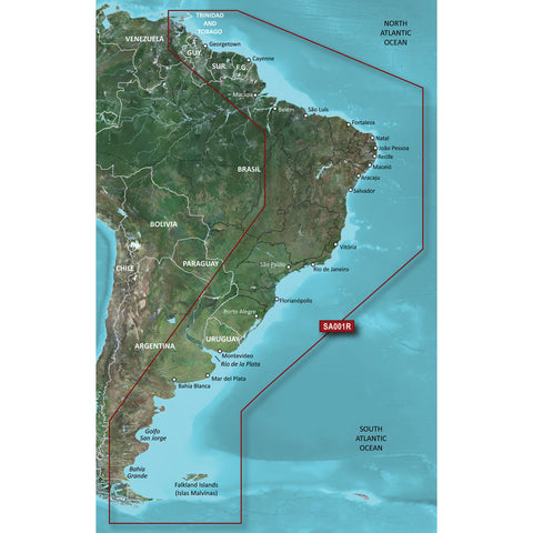 Garmin G3 Hxsa001R South America East Coast Microsd/Sd