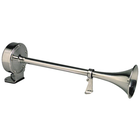 Schmitt Marine Deluxe Ss Single Trumpet Horn 24V